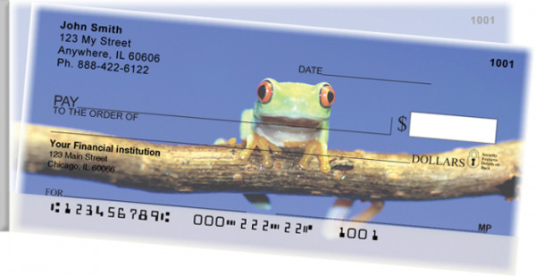 Frogs Side Tear Personal Checks | STANI-09