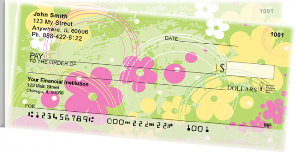 Aloha Flowers Side Tear Personal Checks | STGEP-51